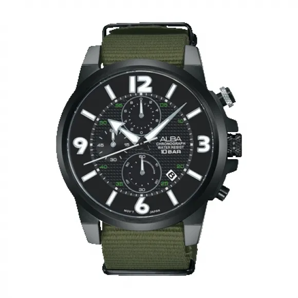 雅柏/Alba 45MM 不锈钢表壳 男表 AM3369X1