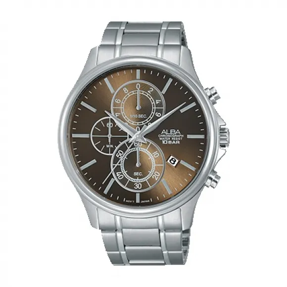 雅柏/Alba 36.5MM 不锈钢表壳 男表 AM3419X1