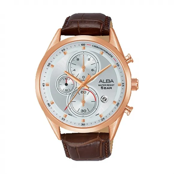 雅柏/Alba 43MM 不锈钢表壳 男表 AM3430X1