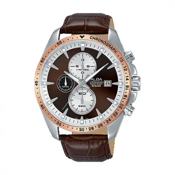 雅柏/Alba 43.5MM 不锈钢表壳 男表 AM3442X1