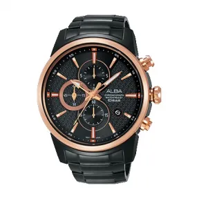 雅柏/Alba 45MM 不锈钢表壳 男表 AM3448X1