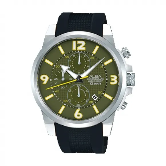 雅柏/Alba 45MM 不锈钢表壳 男表 AM3469X1