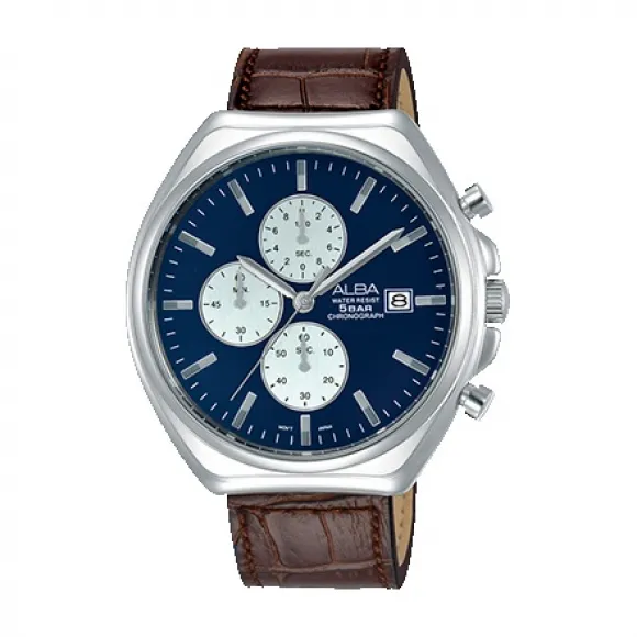 雅柏/Alba 43.5MM 不锈钢表壳 男表 AM3485X1