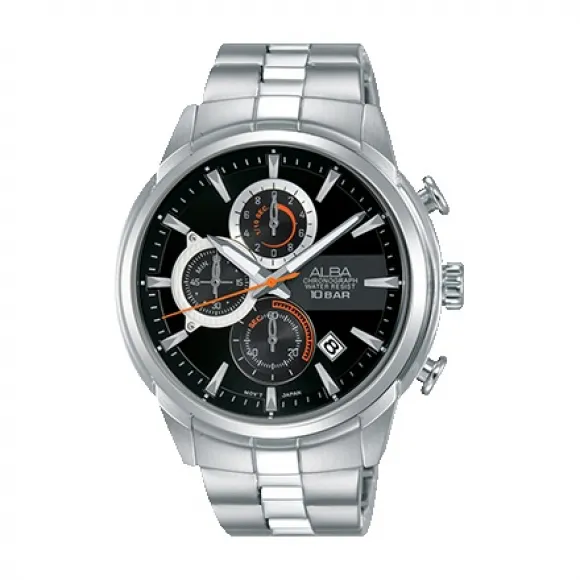 雅柏/Alba 44MM 不锈钢表壳 男表 AM3507X1