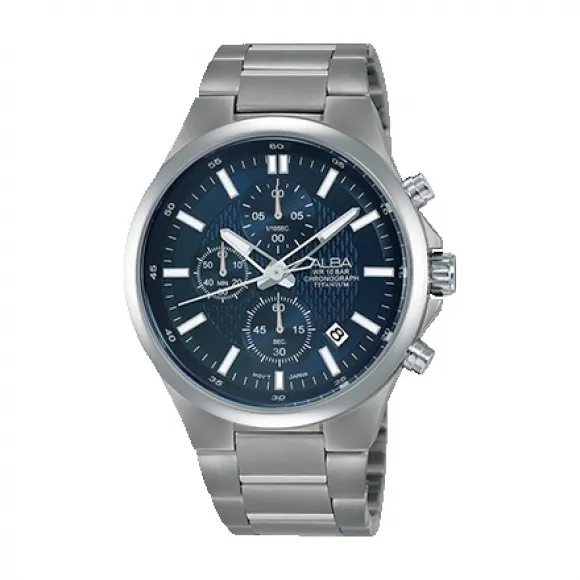 雅柏/Alba 41MM 钛金属表壳 男表 AM3523X1