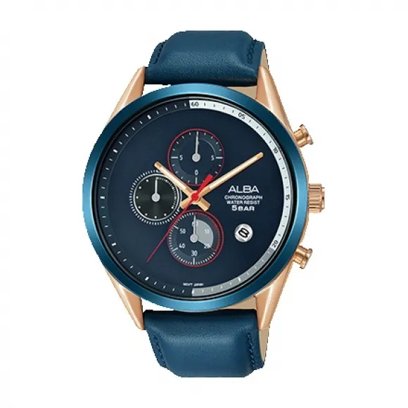 雅柏/Alba 43MM 不锈钢表壳 男表 AM3572X1