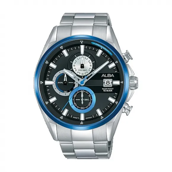 雅柏/Alba 43MM 不锈钢表壳 男表 AM3577X1
