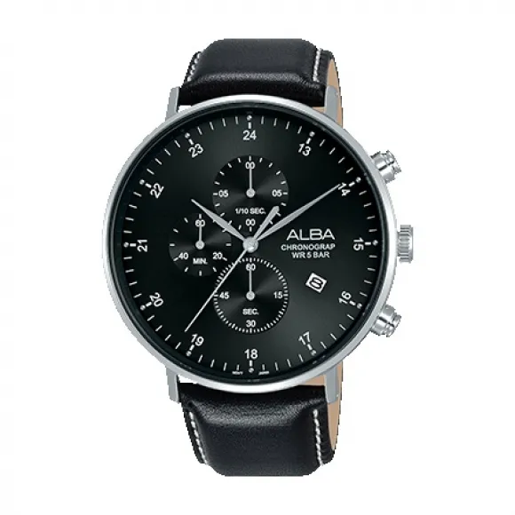 雅柏/Alba 44MM 不锈钢表壳 男表 AM3613X1