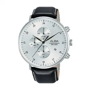 雅柏/Alba 44MM 不锈钢表壳 男表 AM3615X1