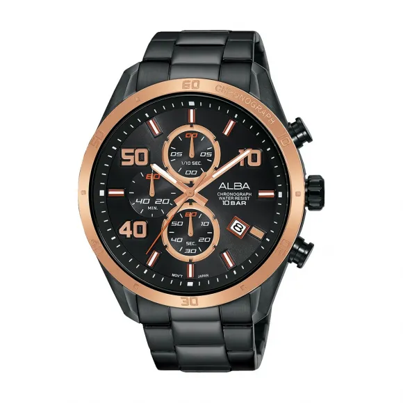 雅柏/Alba 44MM 不锈钢表壳 男表 AM3668X1