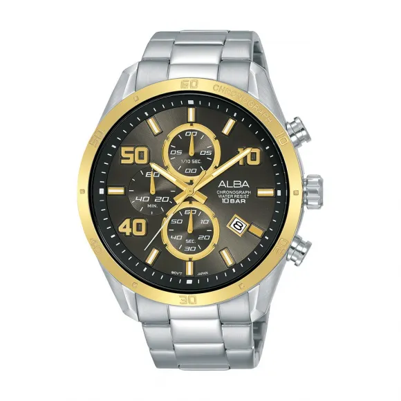 雅柏/Alba 44MM 不锈钢表壳 男表 AM3670X1