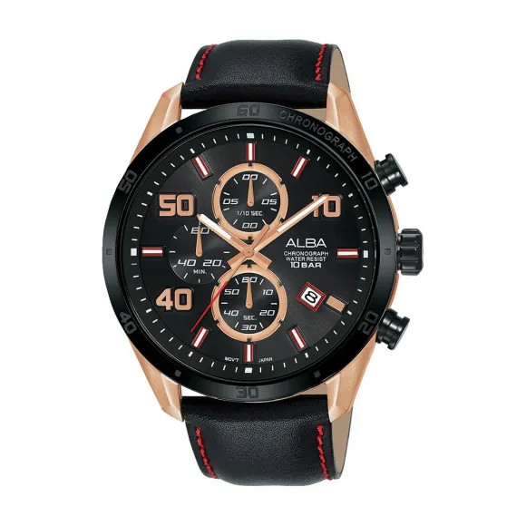 雅柏/Alba 44MM 不锈钢表壳 男表 AM3676X1