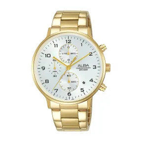 雅柏/Alba 40MM 不锈钢表壳 男表 AM3682X1