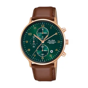 雅柏/Alba 40MM 不锈钢表壳 男表 AM3688X1