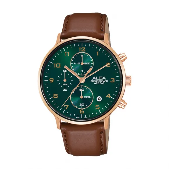 雅柏/Alba 40MM 不锈钢表壳 男表 AM3688X1