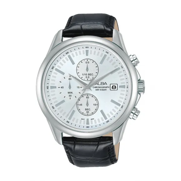 雅柏/Alba 44MM 不锈钢表壳 男表 AM3703X1