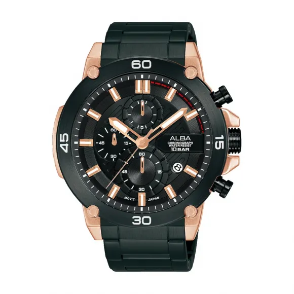 雅柏/Alba 45MM 不锈钢表壳 男表 AM3734X1