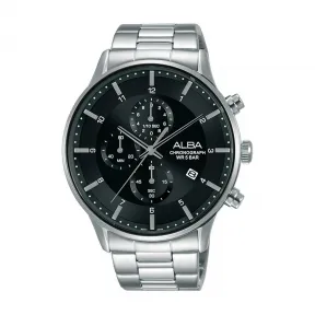雅柏/Alba 44MM 不锈钢表壳 男表 AM3765X1