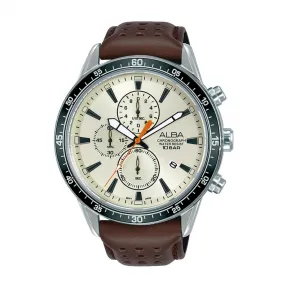 雅柏/Alba 45MM 不锈钢表壳 男表 AM3837X1