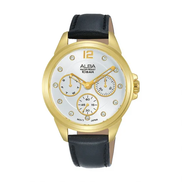 雅柏/Alba 36MM 不锈钢表壳 女表 AP6638X1