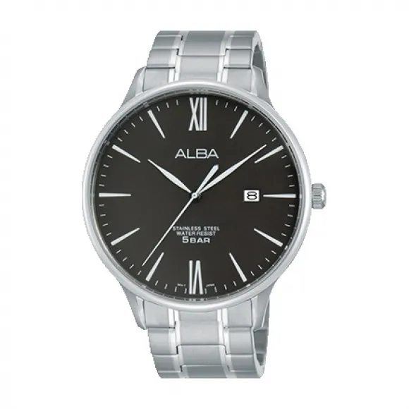 雅柏/Alba 43MM 不锈钢表壳 男表 AS9E11X1