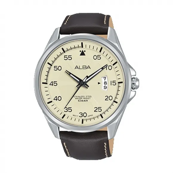 雅柏/Alba 44MM 不锈钢表壳 男表 AS9H01X1