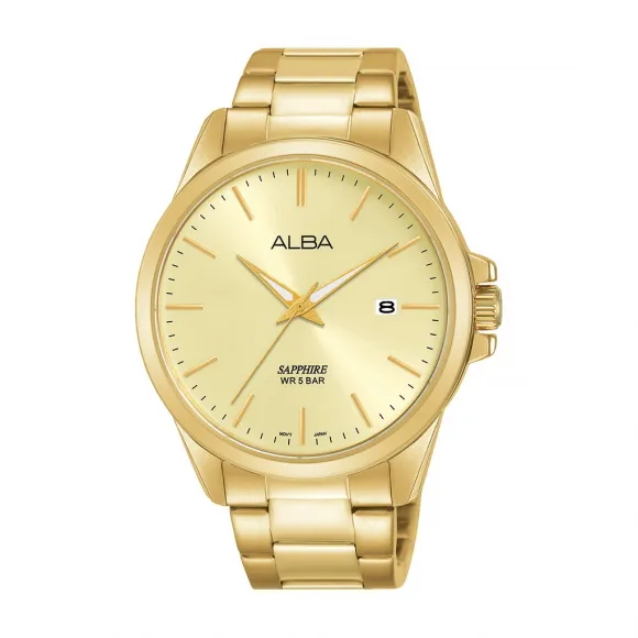 雅柏/Alba 41MM 不锈钢表壳 男表 AS9J02X1