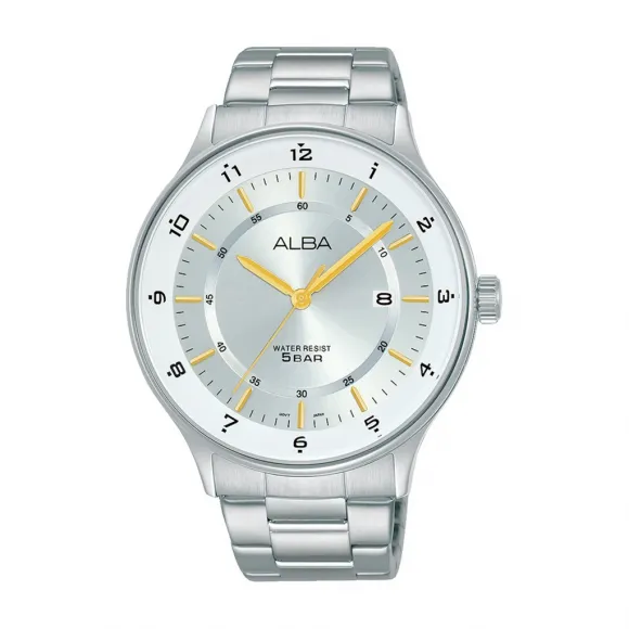 雅柏/Alba 43MM 不锈钢表壳 男表 AS9M15X1