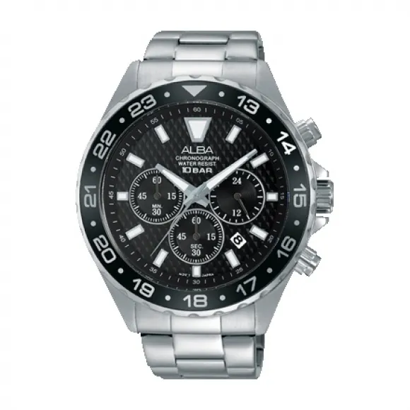 雅柏/Alba 45MM 不锈钢表壳 男表 AT3907X1