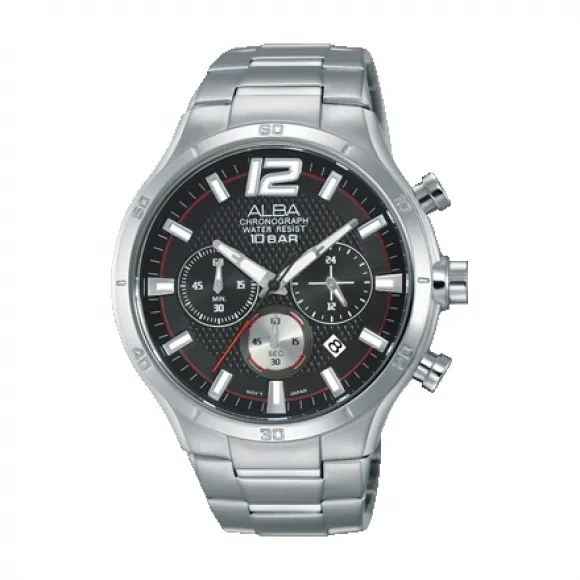 雅柏/Alba 44MM 不锈钢表壳 男表 AT3925X1