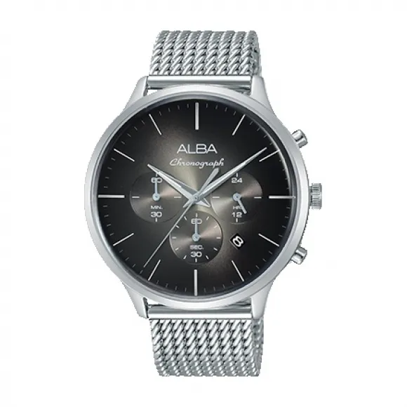 雅柏/Alba 43MM 不锈钢表壳 男表 AT3B37X1