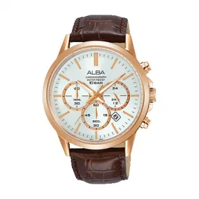 雅柏/Alba 42MM 不锈钢表壳 男表 AT3B94X1