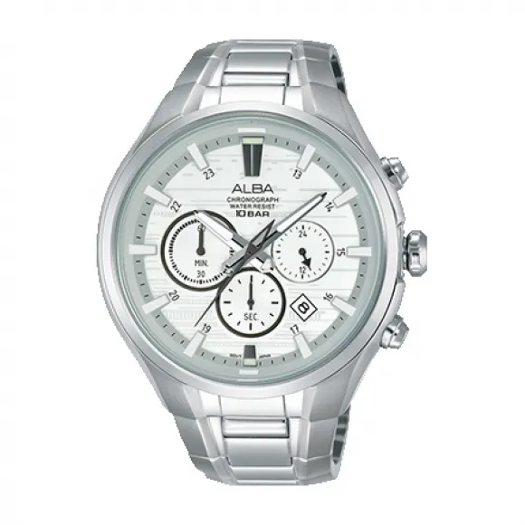 雅柏/Alba 46MM 不锈钢表壳 男表 AT3C13X1