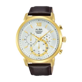 雅柏/Alba 44MM 不锈钢表壳 男表 AT3C42X1