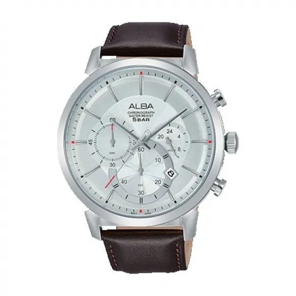 雅柏/Alba 44MM 不锈钢表壳 男表 AT3C45X1