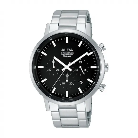 雅柏/Alba 42MM 不锈钢表壳 男表 AT3C47X1