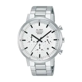 雅柏/Alba 42MM 不锈钢表壳 男表 AT3C49X1