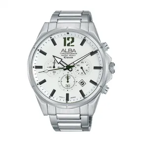 雅柏/Alba 44MM 不锈钢表壳 男表 AT3C75X1