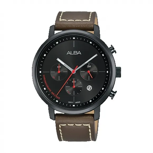 雅柏/Alba 42.5MM 不锈钢表壳 男表 AT3D59X1