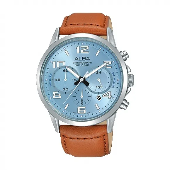 雅柏/Alba 42MM 不锈钢表壳 男表 AT3D79X1