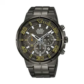 雅柏/Alba 44.5MM 不锈钢表壳 男表 AT3D81X1