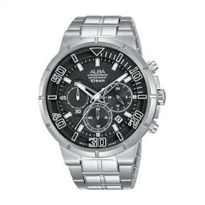 雅柏/Alba 44.5MM 不锈钢表壳 男表 AT3D91X1