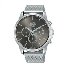 雅柏/Alba 43MM 不锈钢表壳 男表 AT3E43X1