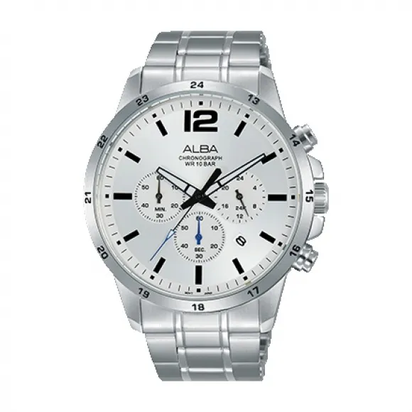 雅柏/Alba 43MM 不锈钢表壳 男表 AT3E85X1