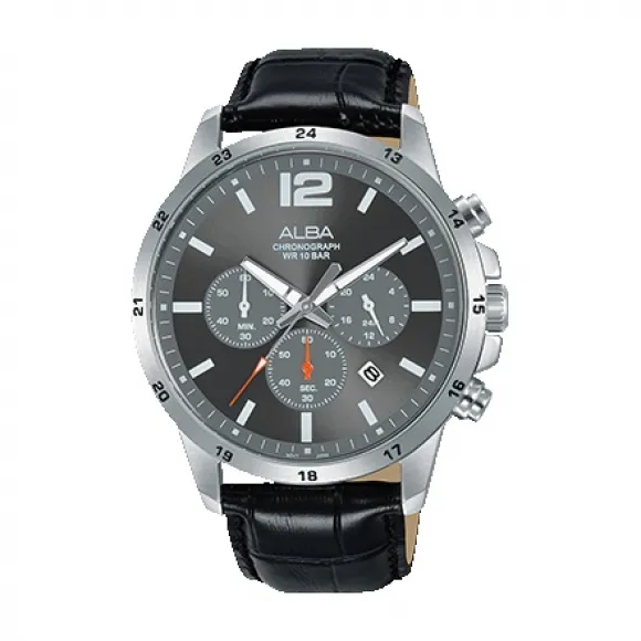 雅柏/Alba 43MM 不锈钢表壳 男表 AT3E93X1