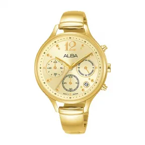 雅柏/Alba 36MM 不锈钢表壳 女表 AT3E98X1