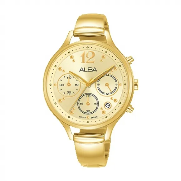 雅柏/Alba 36MM 不锈钢表壳 女表 AT3E98X1