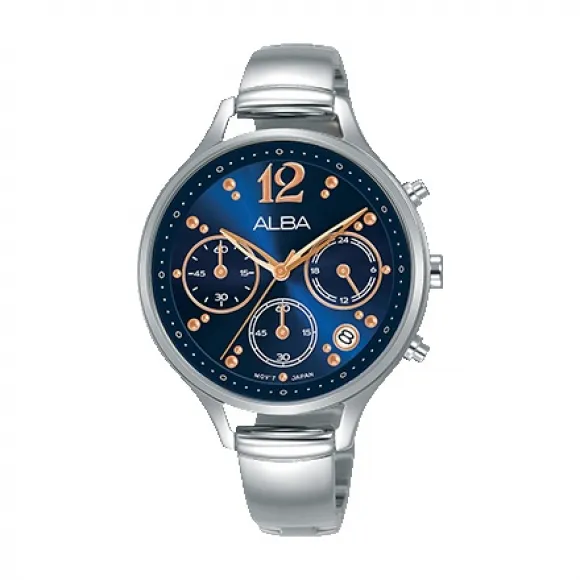 雅柏/Alba 36MM 不锈钢表壳 女表 AT3F01X1