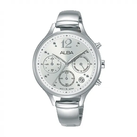 雅柏/Alba 36MM 不锈钢表壳 女表 AT3F05X1