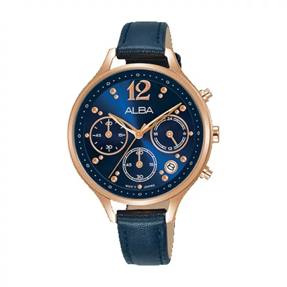 雅柏/Alba 36MM 不锈钢表壳 女表 AT3F08X1